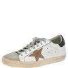 Men * | Golden Goose /Grey Suede And Leather Low Top Sneakers Size 44 For Men White