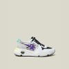 Women * | Golden Goose Deluxe Brand Multicoloured Running Sole Python-Print Sneakers Size It 42 For Women Multicolor