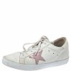 Women * | Golden Goose Leather Superstar Lace Up Sneakers Size 40 For Women White