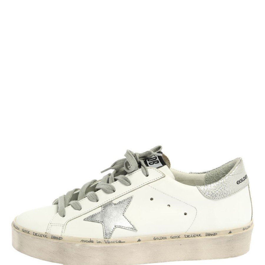 Women * | Golden Goose Leather Clean Superstar Low Top Sneakers Size 40 For Women White