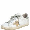 Women * | Golden Goose Leather Superstar Lace Up Sneakers Size 36 For Women White