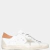 Men * | Golden Goose Super Star Low-Top Sneakers Size Eu 40 For Men White