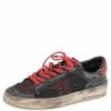 Men * | Golden Goose Lace And Leather Superstar Low Top Sneakers Size 43 For Men Black