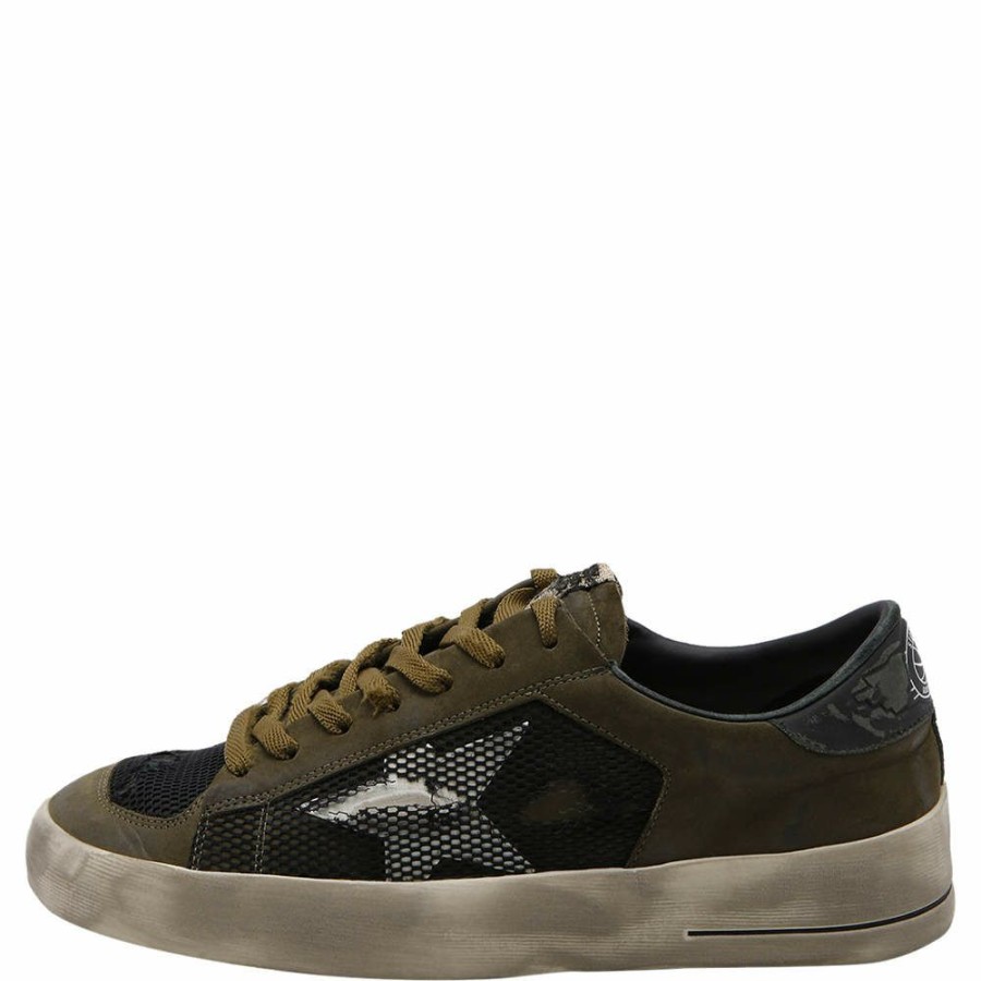 Men * | Golden Goose Leather Stardan Limited Edition Sneakers Size Eu 41 For Men Green