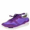 Women * | Golden Goose Suede And Satin Starland Low Top Sneakers Size 40 For Women Purple