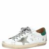 Men * | Golden Goose Leather Superstar Low Top Sneakers 41 For Men Green