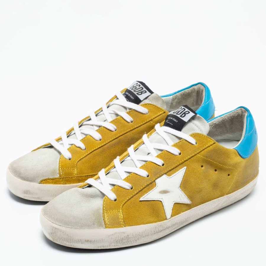 Men * | Golden Goose Suede Superstar Lace Up Sneakers Size 41 For Men Multicolor