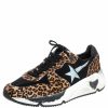 Women * | Golden Goose Brown/ Pony Hair And Fabric Chunky Low Top Sneakers Size 40 For Women Black