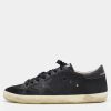 Men * | Golden Goose Mesh And Leather Super Star Penstar Sneakers Size 44 For Men Black