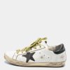 Women * | Golden Goose Leather Superstar Low-Top Sneakers Size 39 For Women White