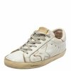 Women * | Golden Goose Leather Superstar Sneakers Size 35 For Women White