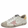 Men * | Golden Goose Leather/Suede Superstar Low Top Sneakers Size 41 For Men White