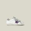 Women * | Golden Goose Deluxe Brand Python Tongue And Tab Superstar Sneakers Size It 35 For Women White